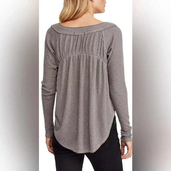 Free People | We The Free | Waffle Knit Thermal Henley - Picture 2 of 5